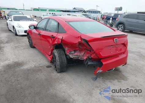 2020 Honda Civic Sport из США, поврежденный, VIN 2HGFC2F81LH582766
